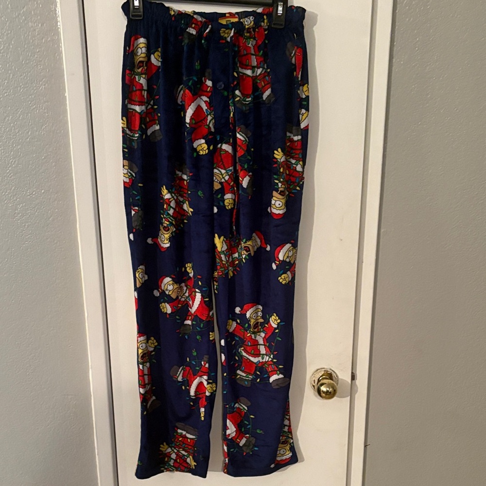 The Simpsons Cartoon Print Pajama Pants